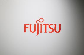 Fujitsu signage and logo